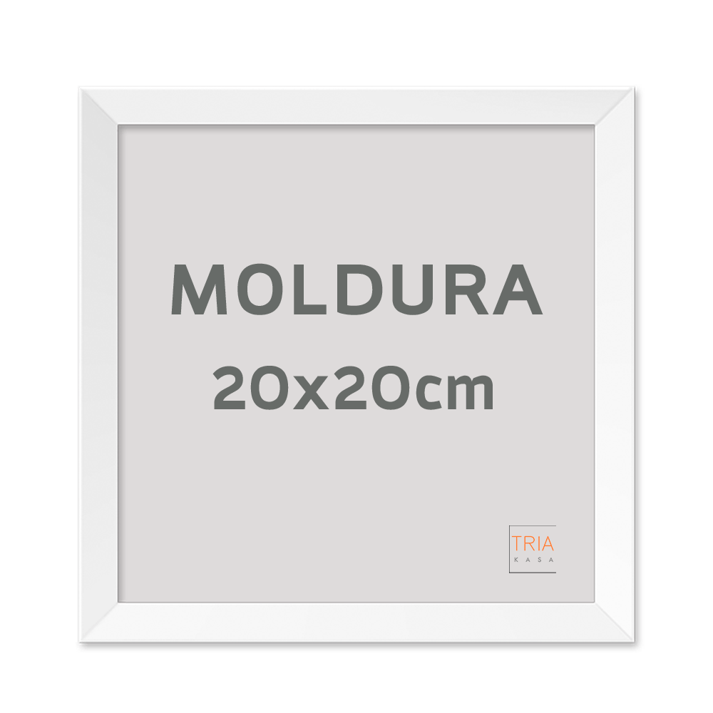 Moldura Avulsa x Cm Branca Lisa Triakasa